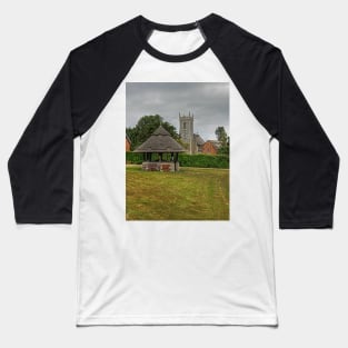 Woodbastwick village green and church Baseball T-Shirt